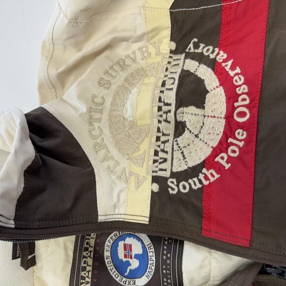 Napapijri Jacket Mens Medium Brent South Pole Observer Antarctic Survey - Picture 7 of 9